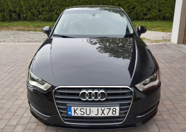 Audi A3 cena 47600 przebieg: 184000, rok produkcji 2014 z Giżycko małe 326